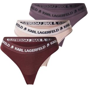 Karl Lagerfeld String  lichtbeige / bessen / donkerrood / zwart