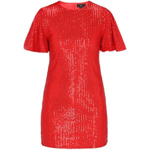 faina Cocktailjurk  rood