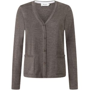 MAERZ Muenchen Gebreid vest  bruin gemêleerd