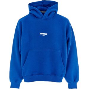 MARTIN VALEN Sweatshirt  blauw / wit