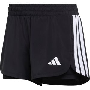 ADIDAS PERFORMANCE Sportbroek 'Pacer'  zwart / wit