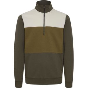 BLEND Sweatshirt  beige / groen