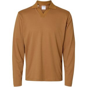 SELECTED Shirt 'SLHFAVE'  cognac