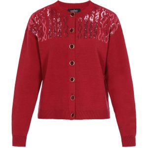 usha BLACK LABEL Gebreid vest  rood