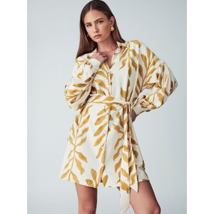 St MRLO Jurk 'Bligh'  kaki / wit