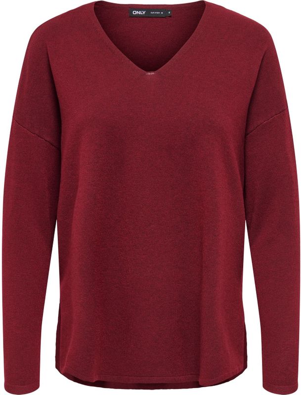 ONLY Trui 'ONLAMALI'  wijnrood