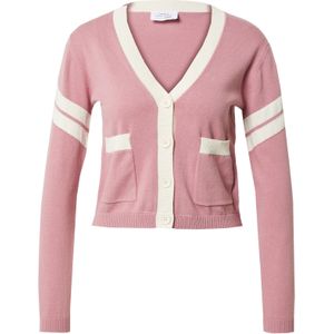 Daahls by Emma Roberts exclusively for ABOUT YOU Gebreid vest 'Inga'  rosa / natuurwit