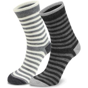 normani Sokken  grijs / wit