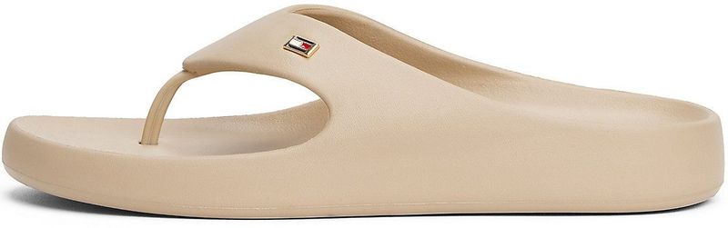 Tommy Hilfiger - Voorgevormde Teenslippers - Effen - Logodetail - Plat