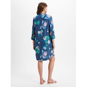 apriori Jurk  enziaan / hemelsblauw / smaragd / rosa