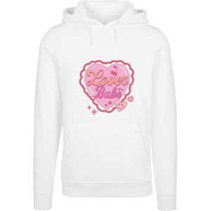 F4NT4STIC Sweatshirt 'Lover Babe Valentinstag'  pasteloranje / rosa / framboos / wit