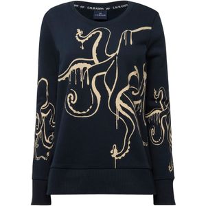 LAURASØN Sweatshirt  beige / marine