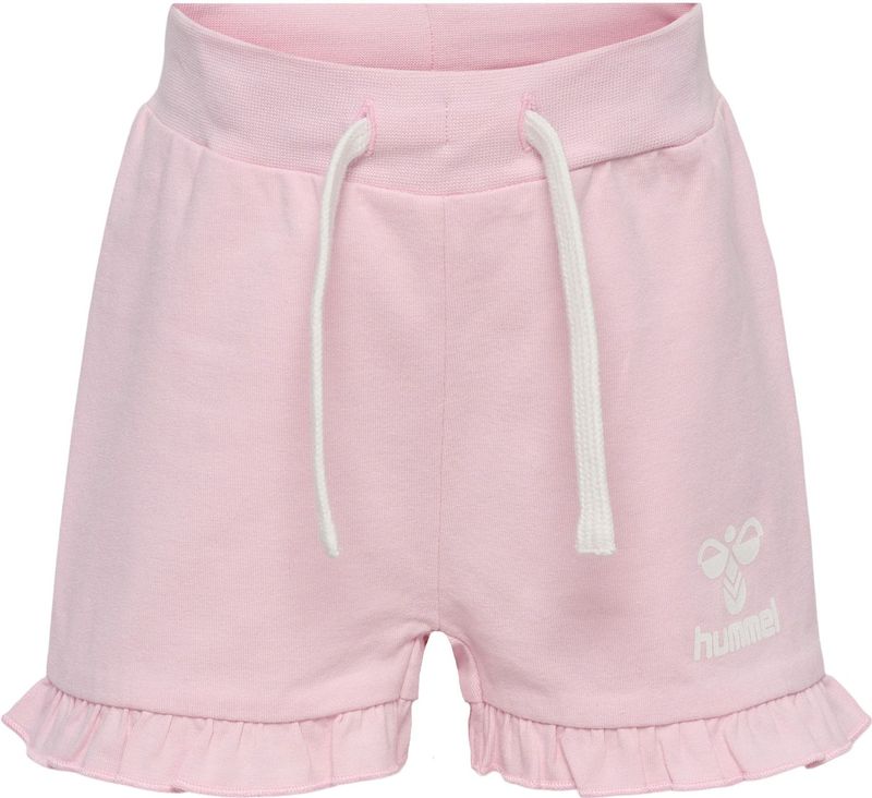 Hummel - Hmldream Ruffle Shorts - Parfait Pink - Korte Broeken