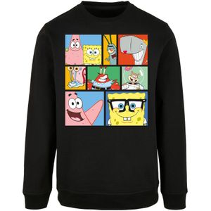 F4NT4STIC Sweatshirt 'Spongebob '  gemengde kleuren / zwart