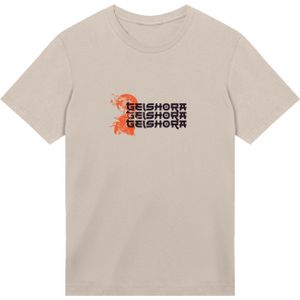 F4NT4STIC Shirt  sand / oranje / zwart