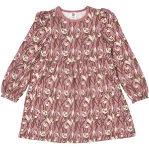 Müsli by GREEN COTTON Jurk  kaki / oranje / rosa / natuurwit