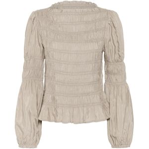 Cream Blouse 'Henva'  beige