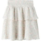 Rok - All-over Print - Ribgebreid - Gesmokt Detail