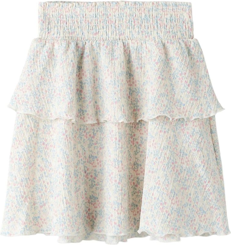 Rok - All-over Print - Ribgebreid - Gesmokt Detail