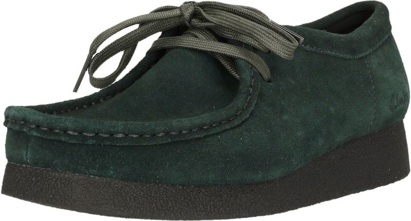 Clarks - Wallabee EVO - Leren Schoen - Zwart - Casual