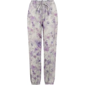 DEHA Broek  lila / donkerlila / wit