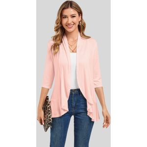 LapaPlus Gebreid vest  pink