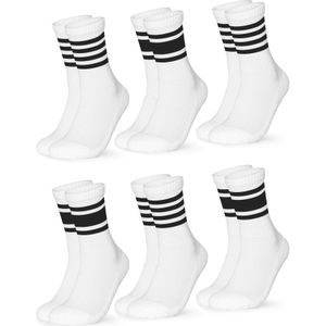 Occulto - Roger - Tennis Sokken - Zwart - Pak van 6