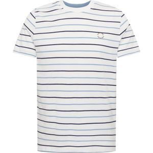 Casual Friday Shirt 'Thor'  ecru / navy / lichtblauw / lichtbruin