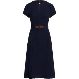 Lauren Ralph Lauren - Brygitka - Jurk - Navy - 3/4 Lengte - Normale Pasvorm