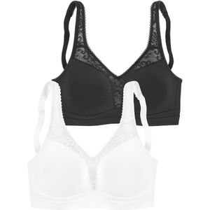 PETITE FLEUR BH  zwart / wit