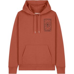 Watapparel Sweatshirt 'Tarot The Weel'  lichtbruin / zwart