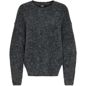 Onlmoon - Gebreide Pullover - Zacht - O-hals - Lange Mouwen - Loose Fit