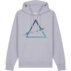 Watapparel Sweatshirt ' Triangle '  blauw gemêleerd / sering