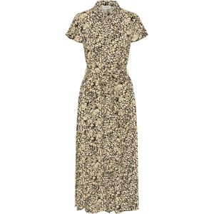 SOAKED IN LUXURY Blousejurk 'Naya '  beige / grijs / zwart