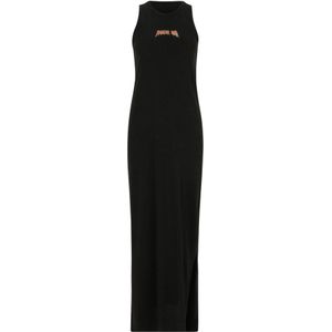 Only Tall Jurk 'ONLLUCY'  geel / rosa / zwart / wit