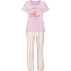 Vivance - Dreams - Pyjama - Roze/wit gestreept - Set van 2