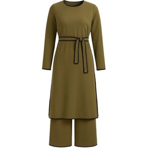 MODAMIHRAM Broekpak  olijfgroen / zwart