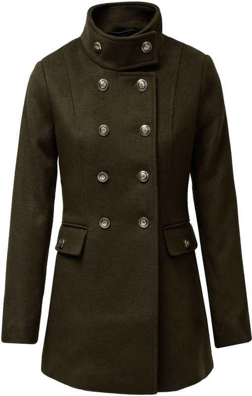 Salsa Jeans - Tussenmantel - Chocoladebruin - Klassieke Mantel