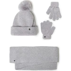 Minoti - Set - Grijs - 4-delig - Knitwear