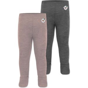 normani Broek  antraciet / gemengde kleuren / pink