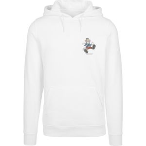 F4NT4STIC Sweatshirt 'Tom And Jerry Faux Pocket Frankenstein Tom'  blauw / bruin / rood / wit
