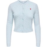 ONLY Gebreid vest 'ONLKatia'  lichtblauw