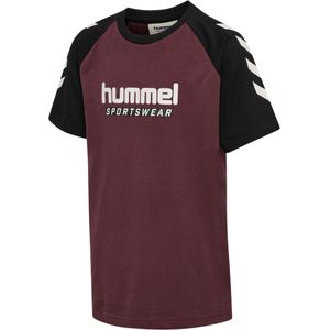 Hummel - T-shirt - Kinderlogo - Biologisch Katoen - Zachte Gebreide Jersey Stof