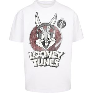 F4NT4STIC Shirt 'Looney Tunes Looney Tunes Bugs Bunny'  bourgogne / zwart / wit