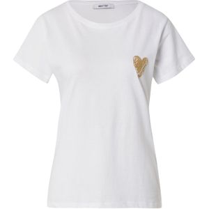 ABOUT YOU Shirt 'Maggie'  goud / wit