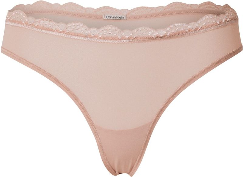 Calvin Klein Underwear - String - Met Kant - Materiaalmix met Stretch