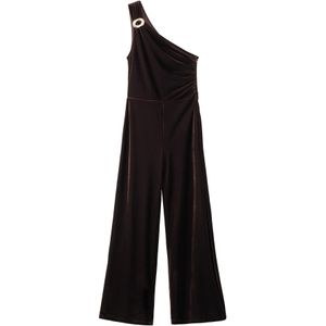 MANGO Jumpsuit 'XMELO'  donkerbruin