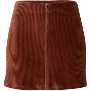 VIERVIER Rok 'Hira'  kastanjebruin