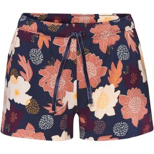 VIVANCE Pyjamabroek 'Dreams'  navy / pasteelgeel / oranje / roodviolet