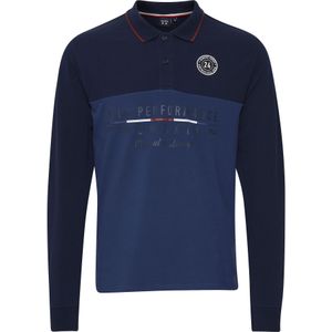FQ1924 Shirt 'REIDAR'  navy / donkerrood / wit